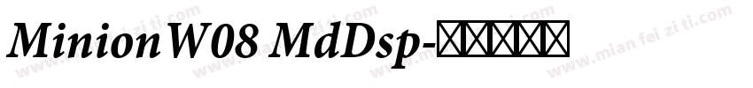 MinionW08 MdDsp字体转换